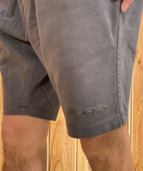 Champion(チャンピオン)の「CHAMPION/チャンピオン ワンポイントショーツ 無地ハーフパンツ/ヘビーウェイト 顔料染め/セットアップ対応 C3-X502(その他パンツ・メンズ・グリーン/ブルー/グレー・M/L/XL)」の8枚目の写真