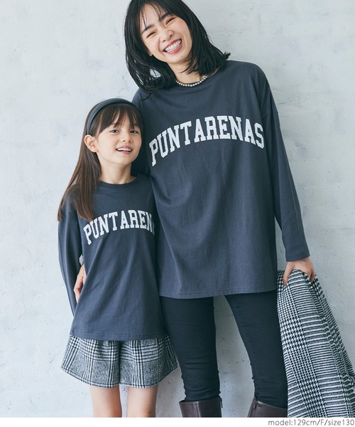 coca（coca）（コカ）の「＼新ロゴ登場／キッズ 親子お揃いアソートプリントロンT（Tシャツ/カットソー・キッズ・B/A/C/D/E/F/G/I/J/H/K・100/110/120/130/140）」の6枚目の写真