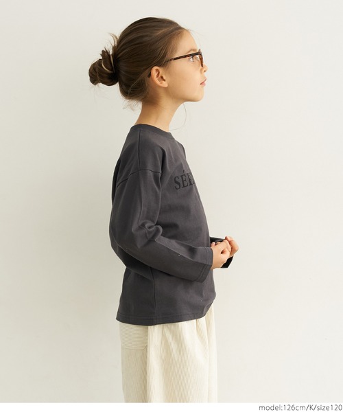 coca（coca）（コカ）の「＼新ロゴ登場／キッズ 親子お揃いアソートプリントロンT（Tシャツ/カットソー・キッズ・B/A/C/D/E/F/G/I/J/H/K・100/110/120/130/140）」の22枚目の写真