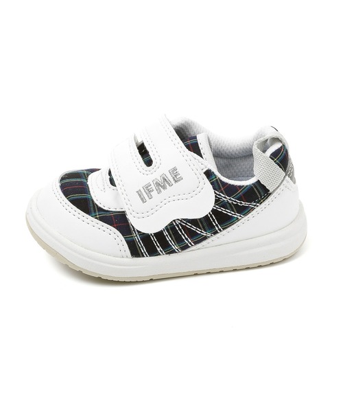 IFME（イフミー）の「BABY｜播州織チェック柄ワンベルトスニーカー（スニーカー・キッズ・ホワイト/ネイビー・14.0cm/12.5cm/14.5cm/13.5cm/13.0cm/15.0cm/12.0cm）」の17枚目の写真