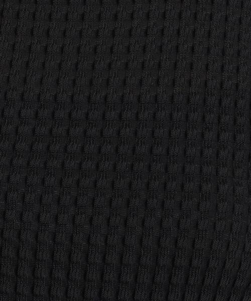 Cutie Blonde（キューティーブロンド）の「◆【レイヤードのマストアイテム】シアーギンガムチェック ハイネックインナー（Tシャツ/カットソー・レディース・ホワイト系/ブラック・01/02/03）」の8枚目の写真