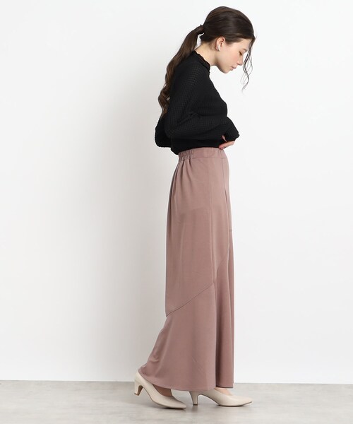 Cutie Blonde（キューティーブロンド）の「◆【レイヤードのマストアイテム】シアーギンガムチェック ハイネックインナー（Tシャツ/カットソー・レディース・ホワイト系/ブラック・01/02/03）」の14枚目の写真