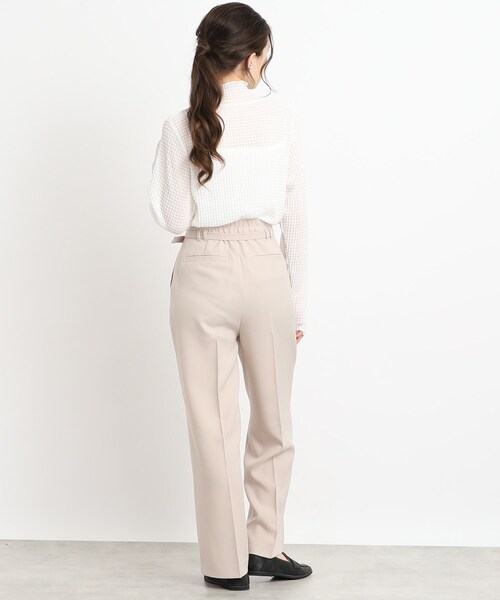 Cutie Blonde（キューティーブロンド）の「◆【レイヤードのマストアイテム】シアーギンガムチェック ハイネックインナー（Tシャツ/カットソー・レディース・ホワイト系/ブラック・01/02/03）」の19枚目の写真