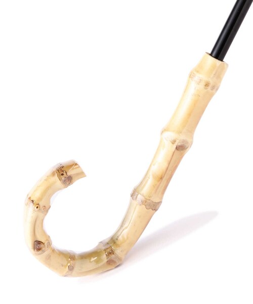 NATURAL BEAUTY BASIC（ナチュラルビューティーベーシック）の「クリアアンブレラ／１２フレーム（長傘・レディース・ブラウン/ネイビー・ﾌﾘ-）」の7枚目の写真