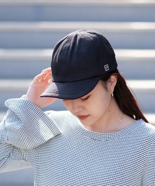 THEATRE PRODUCTS（シアタープロダクツ）の「【WEB限定】【THEATRE PRODUCTS/シアタープロダクツ】別注ジャガードテープコットンキャップ（キャップ・レディース・ブラック/オフホワイト・ONE SIZE）」の6枚目の写真