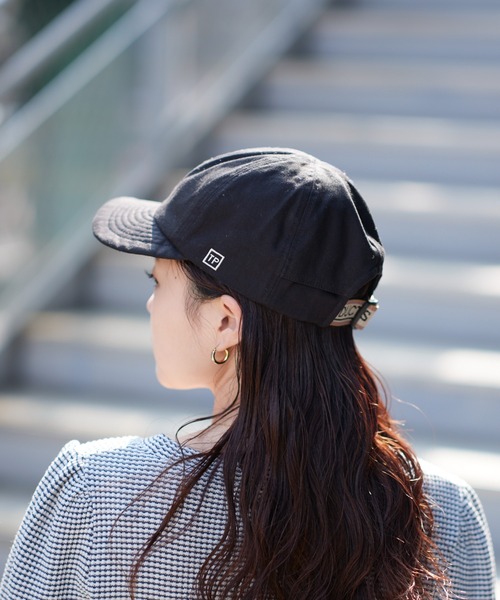 THEATRE PRODUCTS（シアタープロダクツ）の「【WEB限定】【THEATRE PRODUCTS/シアタープロダクツ】別注ジャガードテープコットンキャップ（キャップ・レディース・ブラック/オフホワイト・ONE SIZE）」の7枚目の写真