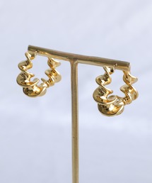 atlo（アトロ）の「ツイストフープピアス 結婚式 同窓会 オケージョン 二次会（ピアス（両耳用））」