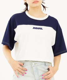 X-girl | RIBBED FOOTBALL TEE(Tシャツ/カットソー)