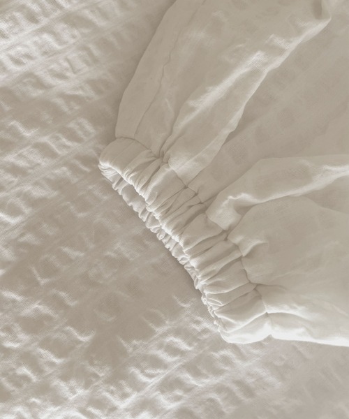 Java（ジャバ）の「《JaVa ジャバコラボ》モテ愛されレディに。2way サッカー素材7分袖ロングシャツ（シャツ/ブラウス・レディース・グレー系その他/オフホワイト/ブラウン系その他/ブラック・LARGE/X-LARGE/SMALL/MEDIUM）」の21枚目の写真