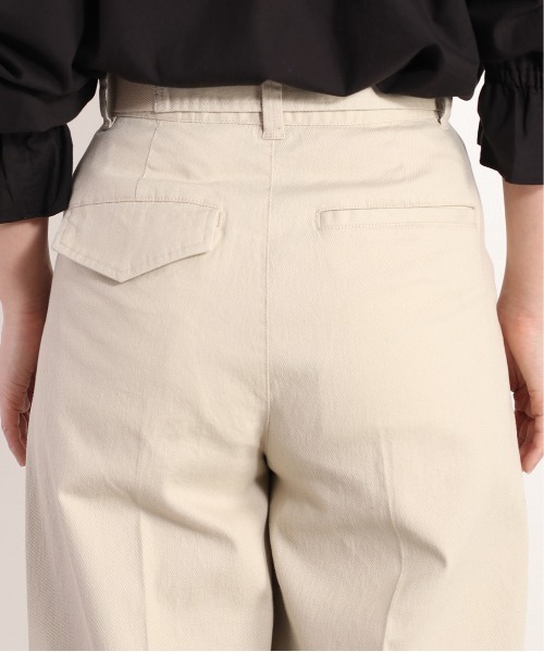 cepo（セポ）の「カルゼストレッチワイドパンツ（その他パンツ・レディース・オフホワイト/ブラック・M/S）」の18枚目の写真