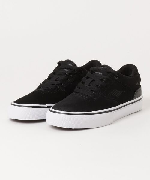 Emerica(エメリカ)の「Emerica/エメリカ キッズ スニーカー LOW VULC YOUTH 63010025979(スニーカー・キッズ・ブラック・21.0cm/22.0cm/24.0cm/20.0cm/23.0cm/19.0cm)」の1枚目の写真