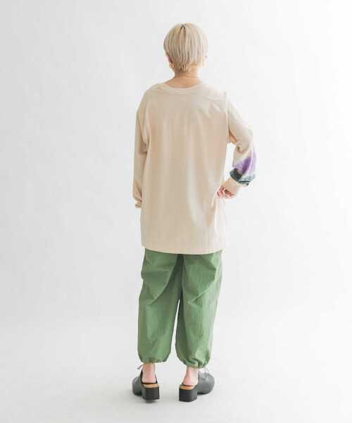 KBF（ケイビーエフ）の「ティアードdyeロンTEE（Tシャツ/カットソー・レディース・ベージュ/ネイビー・ONE）」の18枚目の写真