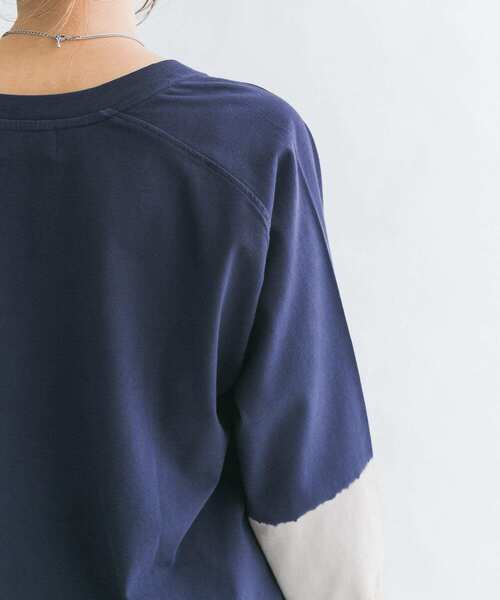 KBF（ケイビーエフ）の「ティアードdyeロンTEE（Tシャツ/カットソー・レディース・ベージュ/ネイビー・ONE）」の20枚目の写真