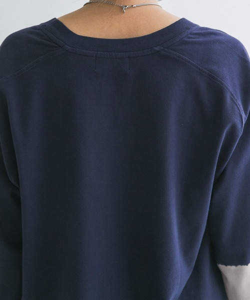 KBF（ケイビーエフ）の「ティアードdyeロンTEE（Tシャツ/カットソー・レディース・ベージュ/ネイビー・ONE）」の5枚目の写真