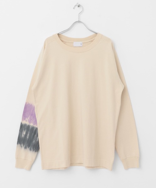 KBF（ケイビーエフ）の「ティアードdyeロンTEE（Tシャツ/カットソー・レディース・ベージュ/ネイビー・ONE）」の13枚目の写真