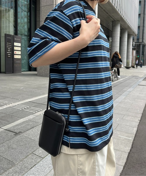 CPCM(シーピーシーエム)の「フェイクレザージップモバイルショルダー(スマホグッズ・メンズ・アイボリー/グリーン/ブラック・FREE)」の12枚目の写真