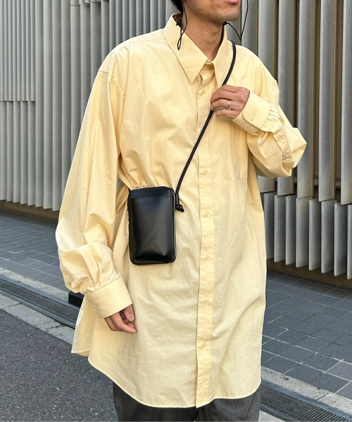 CPCM(シーピーシーエム)の「フェイクレザージップモバイルショルダー(スマホグッズ・メンズ・アイボリー/グリーン/ブラック・FREE)」の15枚目の写真