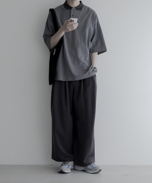remer loose dual yarn dry polo リメールポロシャツ loose dual yarn dry polo / ルーズデュアルヤーンドライポロ（シャツ