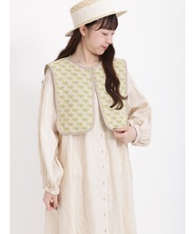 Samansa Mos2 | ゴブラン小花柄ベスト(ベスト)