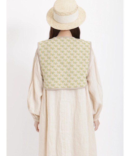 Samansa Mos2（サマンサ モスモス）の「ゴブラン小花柄ベスト（ベスト・レディース・ベージュ/ブルー/チャコール・ﾌﾘ-）」の20枚目の写真
