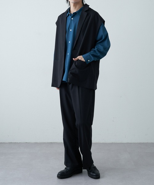 COLONY 2139（コロニートゥーワンスリーナイン）の「WEB/一部店舗限定 テーラードジレ（ベスト・メンズ・アイボリー/ブラック・X-LARGE/MEDIUM/LARGE）」の8枚目の写真