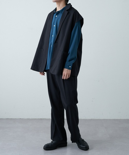 COLONY 2139（コロニートゥーワンスリーナイン）の「WEB/一部店舗限定 テーラードジレ（ベスト・メンズ・アイボリー/ブラック・X-LARGE/MEDIUM/LARGE）」の11枚目の写真