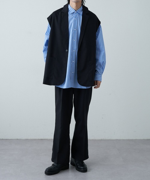 COLONY 2139（コロニートゥーワンスリーナイン）の「WEB/一部店舗限定 テーラードジレ（ベスト・メンズ・アイボリー/ブラック・X-LARGE/MEDIUM/LARGE）」の13枚目の写真