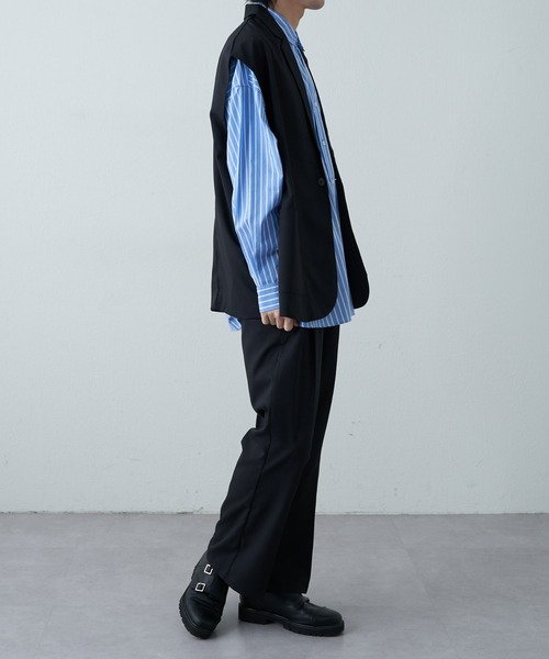 COLONY 2139（コロニートゥーワンスリーナイン）の「WEB/一部店舗限定 テーラードジレ（ベスト・メンズ・アイボリー/ブラック・X-LARGE/MEDIUM/LARGE）」の15枚目の写真