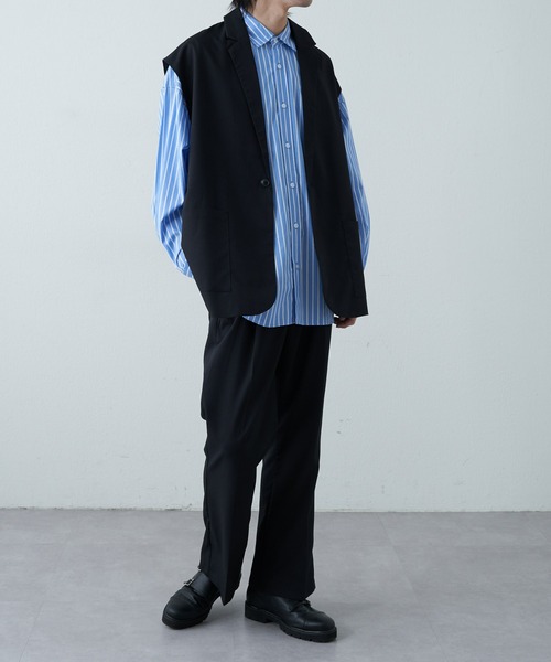 COLONY 2139（コロニートゥーワンスリーナイン）の「WEB/一部店舗限定 テーラードジレ（ベスト・メンズ・アイボリー/ブラック・X-LARGE/MEDIUM/LARGE）」の17枚目の写真