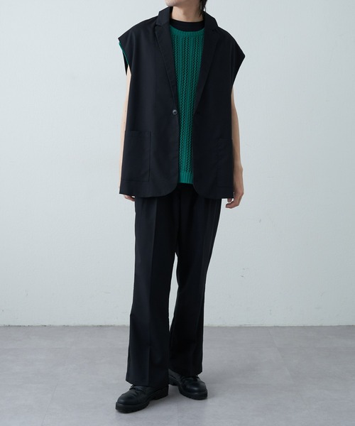 COLONY 2139（コロニートゥーワンスリーナイン）の「WEB/一部店舗限定 テーラードジレ（ベスト・メンズ・アイボリー/ブラック・X-LARGE/MEDIUM/LARGE）」の22枚目の写真