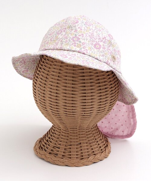 apres les cours(アプレレクール)の「リボン付きベビー帽子(その他ベビー用品・キッズ・ピンク/サックスブルー・44/46)」の12枚目の写真