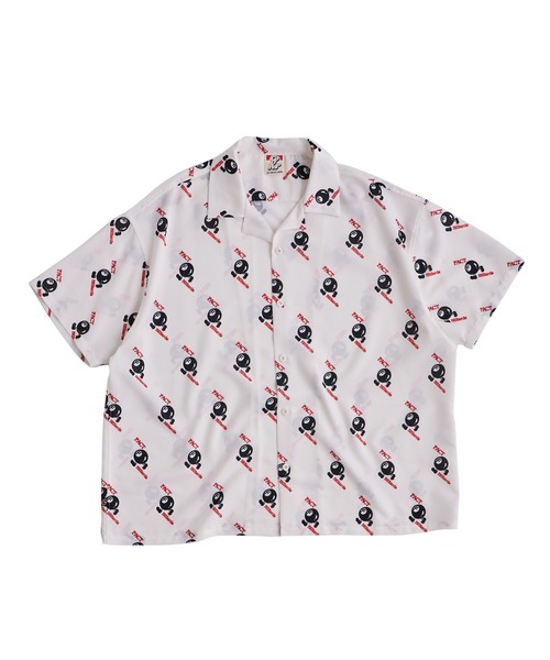 WHO'S WHO gallery（フーズフーギャラリー）の「COOPER FACTビリヤード総柄ビッグシャツ（シャツ/ブラウス・メンズ・ブラック/サックスブルー/アイボリー・FREE）」の8枚目の写真