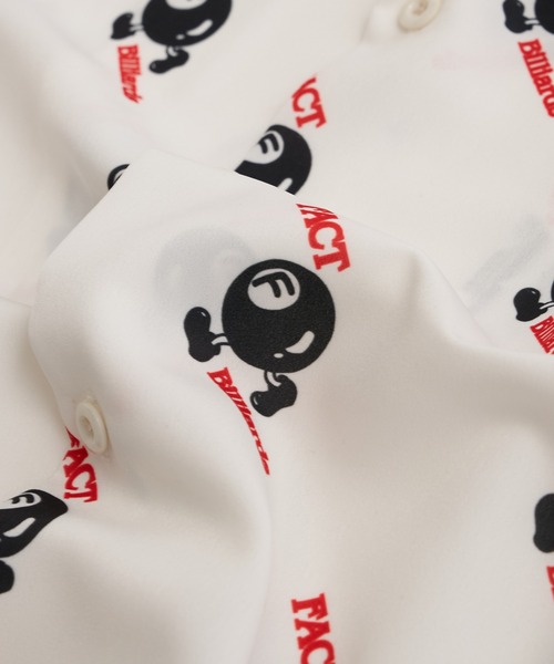 WHO'S WHO gallery（フーズフーギャラリー）の「COOPER FACTビリヤード総柄ビッグシャツ（シャツ/ブラウス・メンズ・ブラック/サックスブルー/アイボリー・FREE）」の10枚目の写真