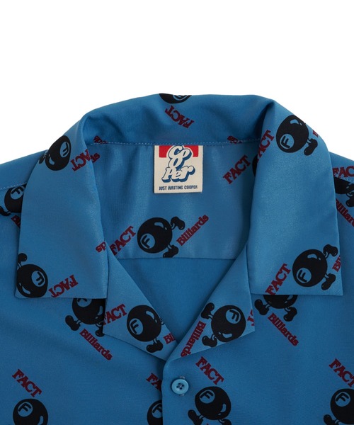 WHO'S WHO gallery（フーズフーギャラリー）の「COOPER FACTビリヤード総柄ビッグシャツ（シャツ/ブラウス・メンズ・ブラック/サックスブルー/アイボリー・FREE）」の14枚目の写真