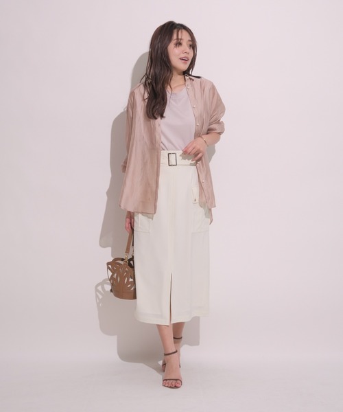 JUSGLITTY（ジャスグリッティー）の「シアーシャツ（シャツ/ブラウス