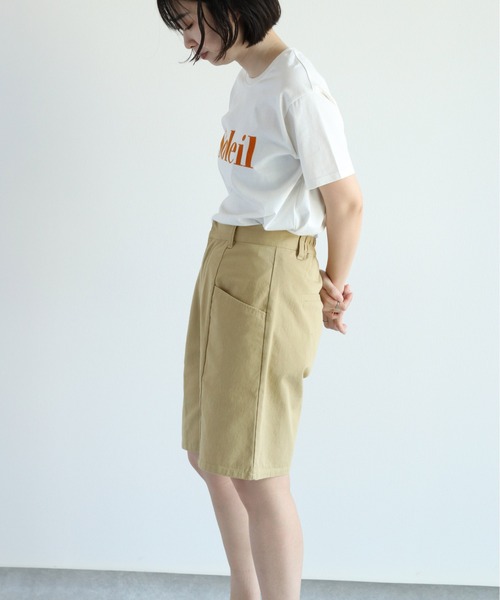 cepo(セポ)の「チノショートパンツ(チノパンツ・レディース・ブラック/ベージュ・M)」の7枚目の写真