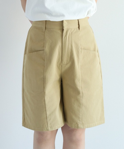 cepo(セポ)の「チノショートパンツ(チノパンツ・レディース・ブラック/ベージュ・M)」の10枚目の写真
