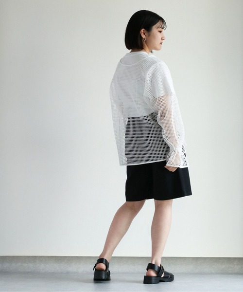 cepo(セポ)の「チノショートパンツ(チノパンツ・レディース・ブラック/ベージュ・M)」の20枚目の写真