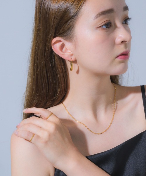 muku（ムク）の「金属アレルギー対応 偏光リング/サージカルステンレス/316L（リング・レディース・ゴールド/シルバー・11/13/9/15 /3）」の6枚目の写真