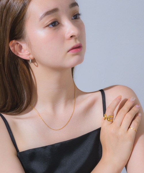 muku（ムク）の「金属アレルギー対応 偏光リング/サージカルステンレス/316L（リング・レディース・ゴールド/シルバー・11/13/9/15 /3）」の8枚目の写真