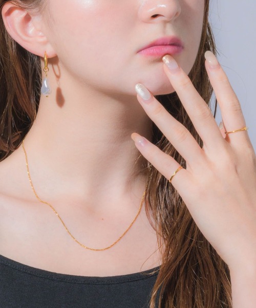 muku（ムク）の「金属アレルギー対応 偏光リング/サージカルステンレス/316L（リング・レディース・ゴールド/シルバー・11/13/9/15 /3）」の17枚目の写真