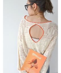 Ungrid | 透かし編みフレアスリーブニット(ニット/セーター)