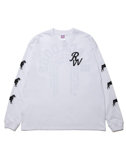 ROTTWEILER（ロットワイラー）の「R DOG L/S TEE（Tシャツ/カットソー・メンズ・ブラック/ホワイト・S/M/L/XL）」の16枚目の写真
