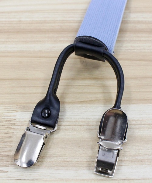 TopIsm(トップイズム)の「日本製 Y型 Wクリップサスペンダー 30mm(サスペンダー・メンズ・ネイビー/オリーブ/ブラック/グレー・F)」の8枚目の写真
