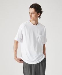 【ドライタッチ 】ヘムラウンド 半袖 Tシャツ