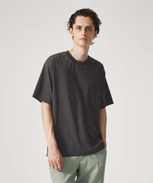 【ドライタッチ 】ヘムラウンド 半袖 Tシャツ