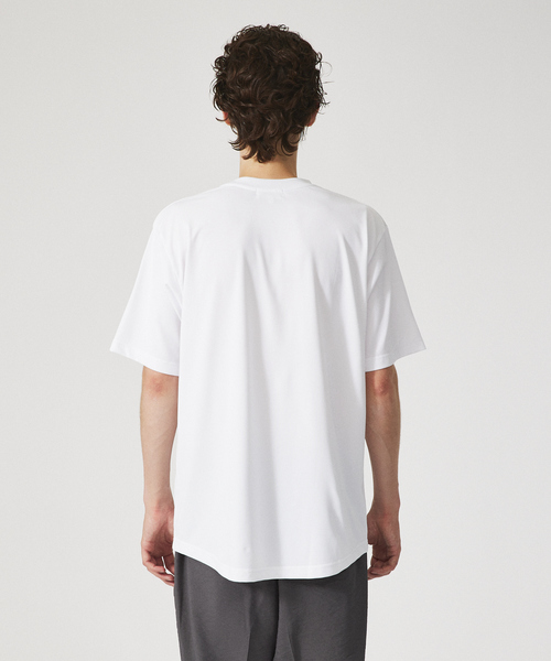 ABAHOUSE(アバハウス)の「【ドライタッチ 】ヘムラウンド 半袖 Tシャツ(Tシャツ/カットソー・メンズ・ライトブルー/チャコールグレー/ホワイト/ネイビー・48/46/44)」の8枚目の写真