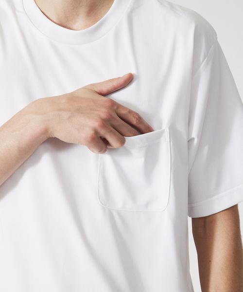 ABAHOUSE(アバハウス)の「【ドライタッチ 】ヘムラウンド 半袖 Tシャツ(Tシャツ/カットソー・メンズ・ライトブルー/チャコールグレー/ホワイト/ネイビー・48/46/44)」の11枚目の写真