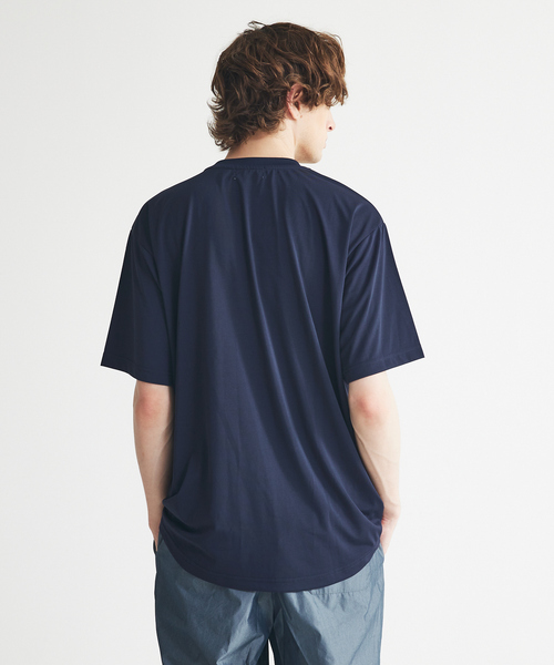 ABAHOUSE(アバハウス)の「【ドライタッチ 】ヘムラウンド 半袖 Tシャツ(Tシャツ/カットソー・メンズ・ライトブルー/チャコールグレー/ホワイト/ネイビー・48/46/44)」の19枚目の写真