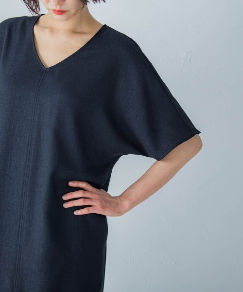 ドルマンIラインワンピース≪洗える/シワになりにくい/イージーケア≫